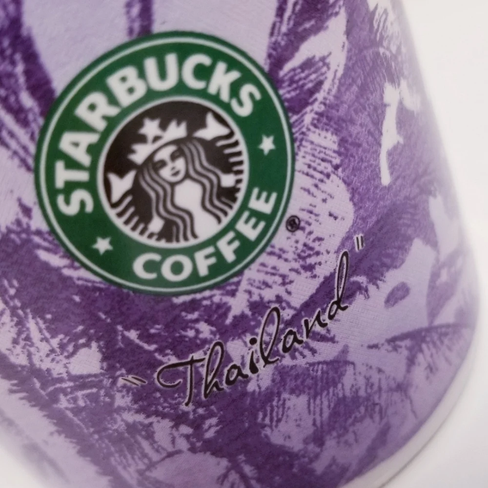 Starbucks Samui Thailand 14oz Coffee Mug Purple